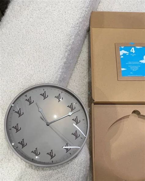 louis vuitton clock virgil|virgil abloh customizes louis vuitton timepiece to reverse.